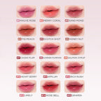 TIRTIR Waterism Glow Tint shade chart including 12 Rich Rush