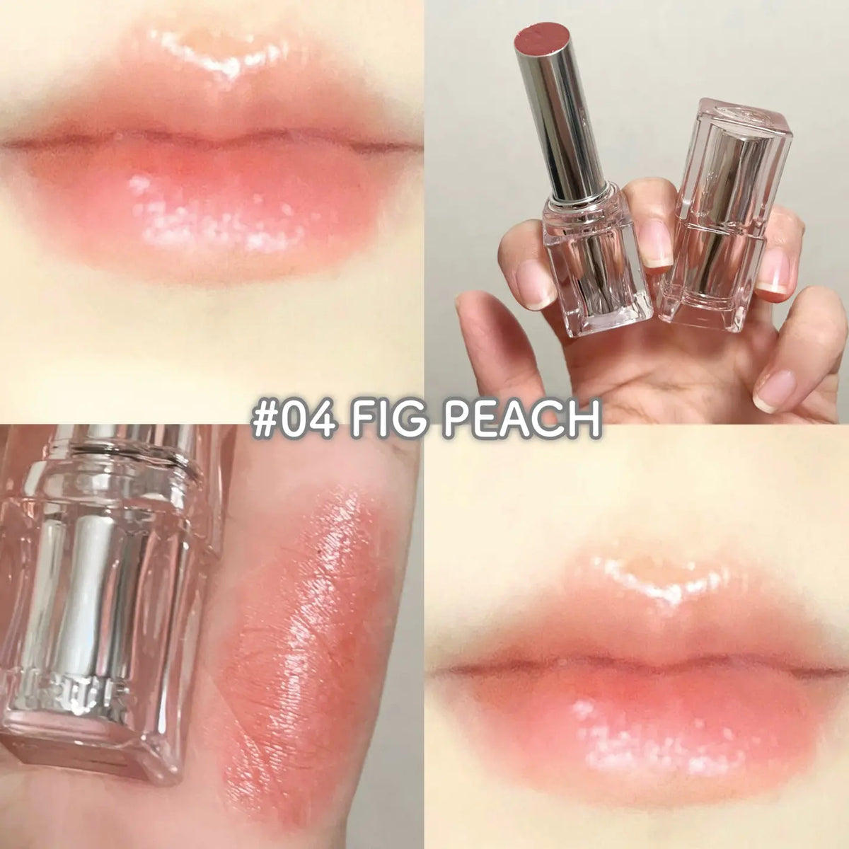 TIRTIR Waterism Glow Melting Balm 04 Fig Peach swatch