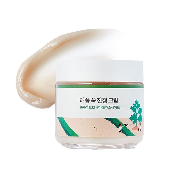 Round Lab Mugwort Calming Cream with texture