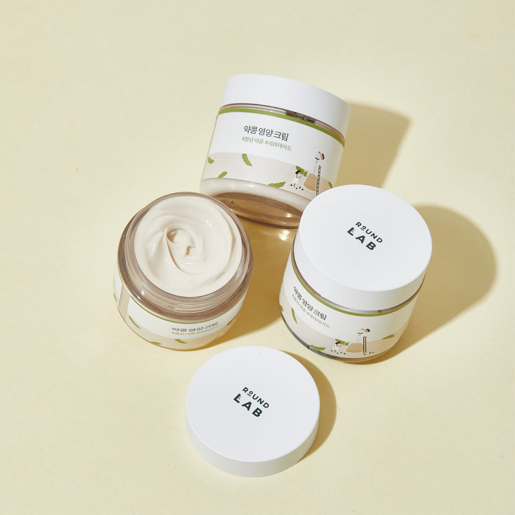 Round Lab Soybean Nourishing Cream jars