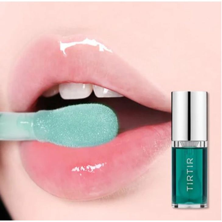 TIRTIR My Glow Mint Lip Oil application