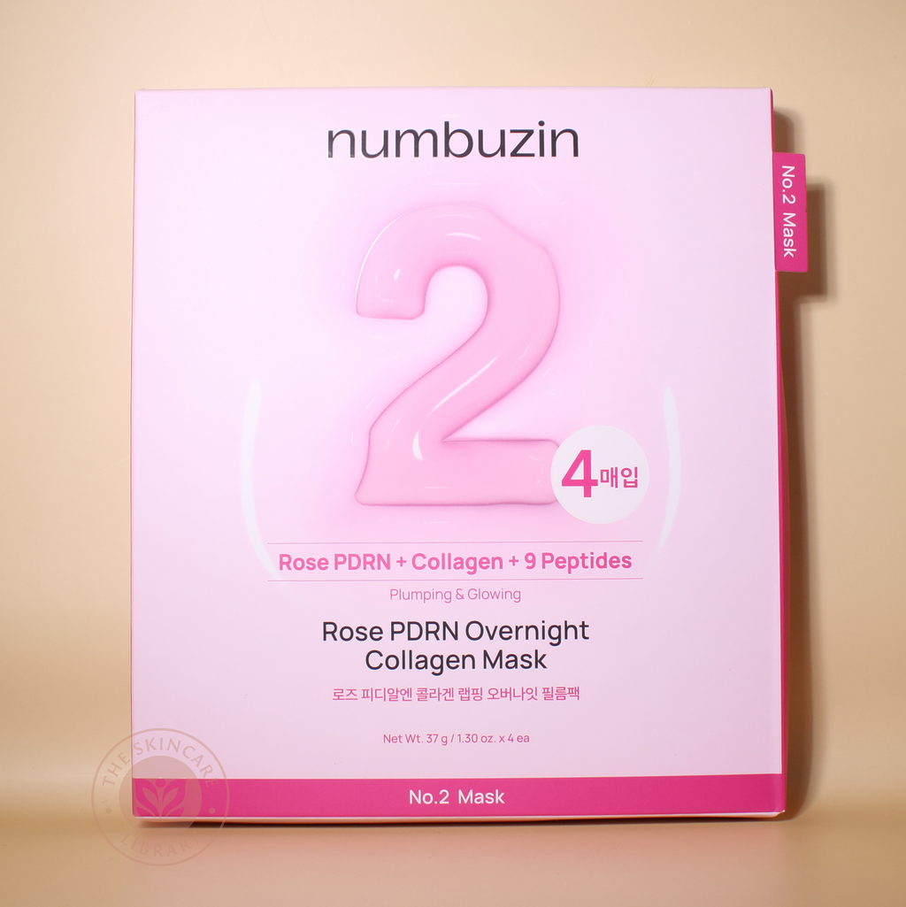 Numbuzin No.2 Rose PDRN Overnight Collagen Mask 37g x 4