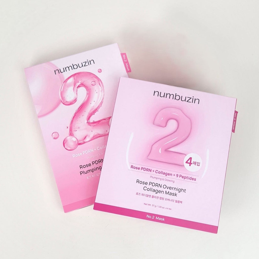 Numbuzin No.2 Rose PDRN Overnight Collagen Mask box