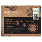 Mary & May Premium Idebenone Blackberry Complex Essence Mask 20ea