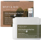 Mary & May CICA Houttuynia Tea Tree Calming Mask jar and box
