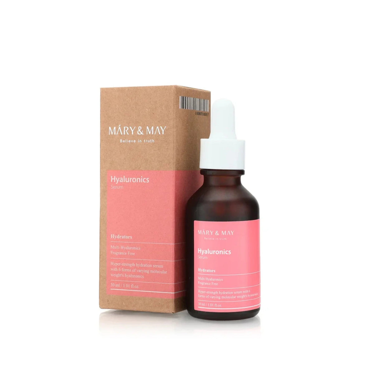 Mary & May Hyaluronics Serum bottle and box