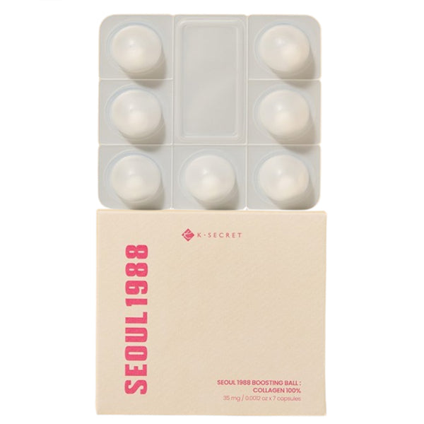 K-Secret Seoul 1988 Boosting Ball Collagen 100% 35mg x 7