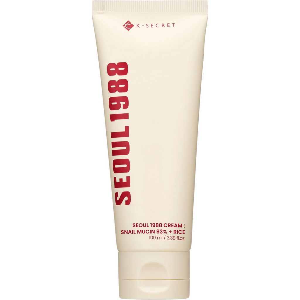 K-Secret Seoul 1988 Snail Mucin 93% Rice Cream 100ml
