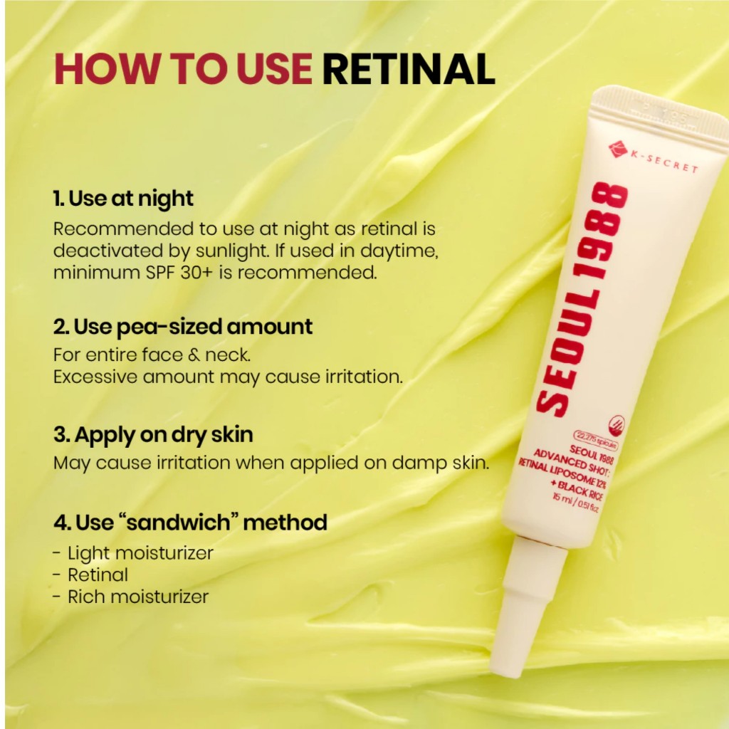 K-Secret Seoul 1988 Advanced Shot 15ml usage guide