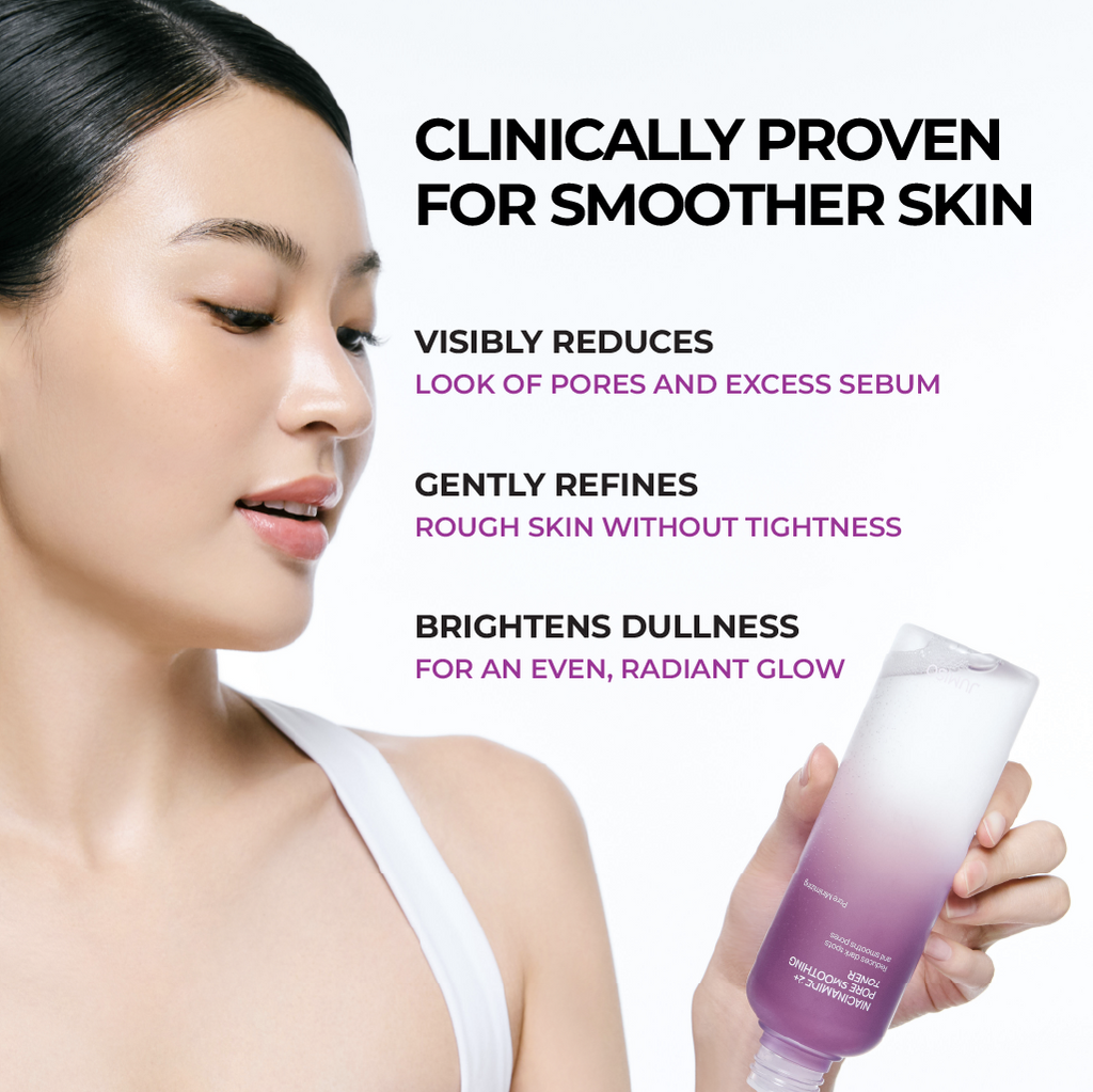 JUMISO Niacinamide 2+ Pore Smoothing Toner 205ml product use