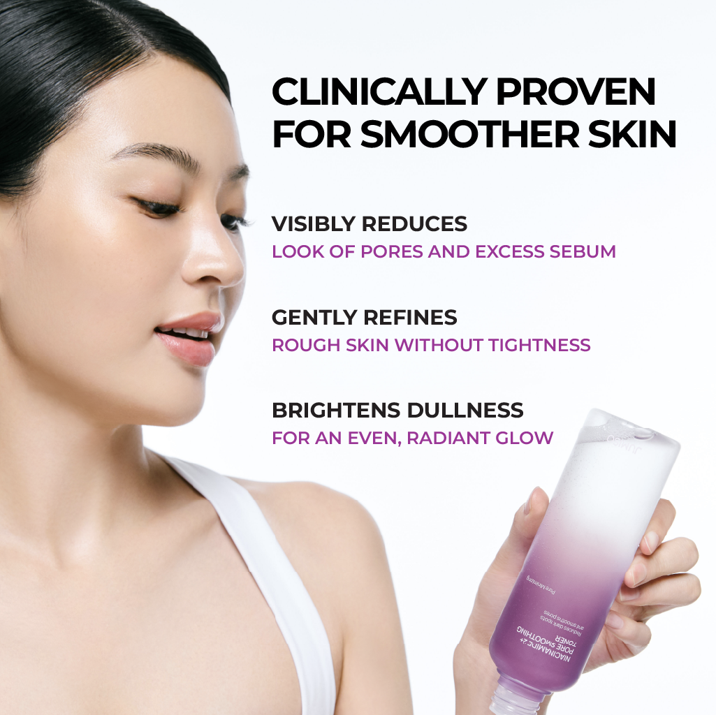 JUMISO Niacinamide 2+ Pore Smoothing Toner 205ml product use
