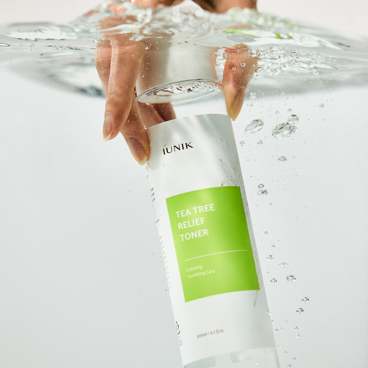 iUNIK Tea Tree Relief Toner 200ml product packaging