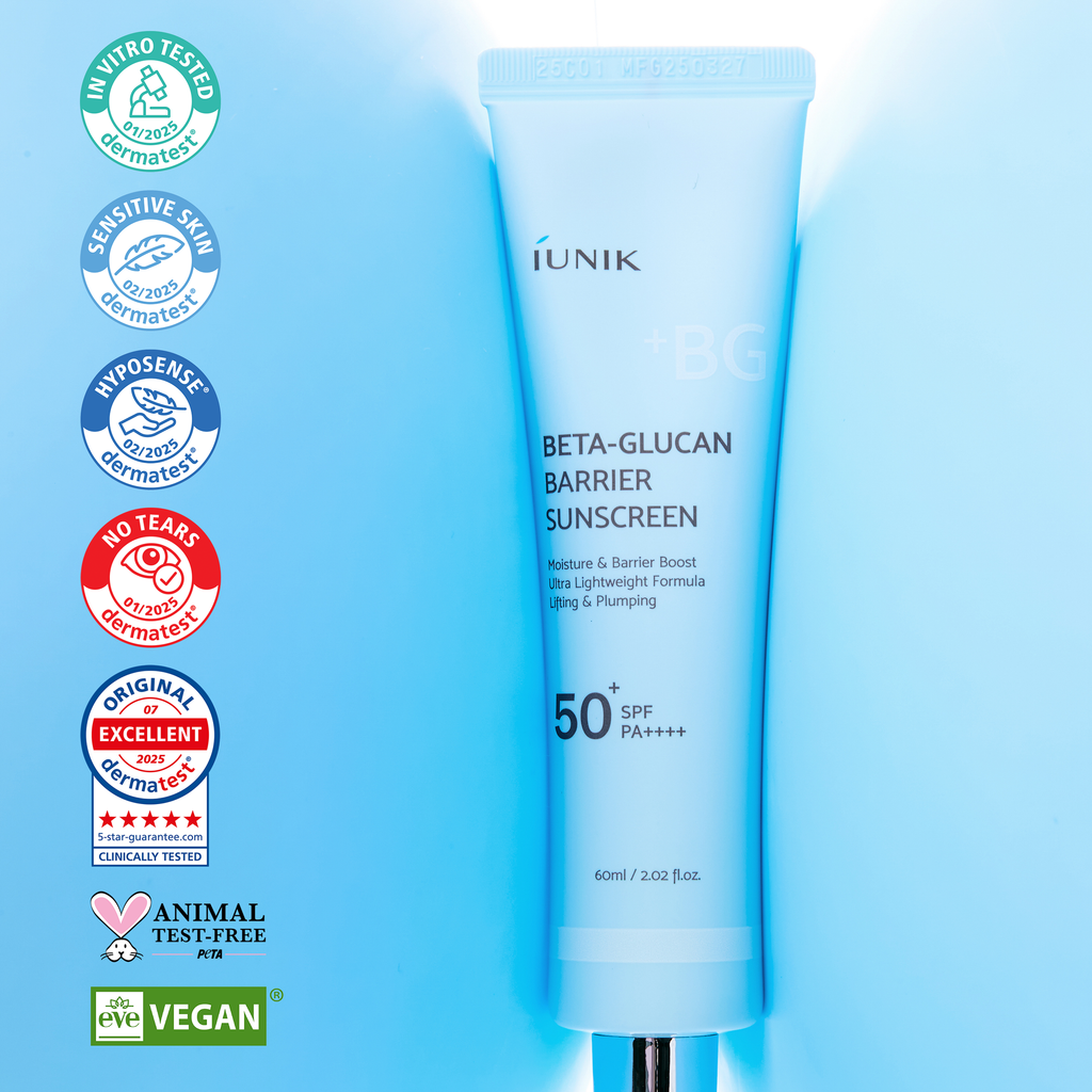 iUNIK Beta-Glucan Barrier Sunscreen SPF50+ PA++++ 60ml details