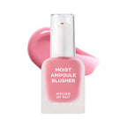 House of Hur Moist Ampoule Blusher Cherry Blossom 20ml bottle and pink swatch
