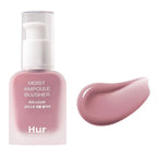 House of Hur Moist Ampoule Blusher 04 Lavender Flush 20ml bottle and swatch