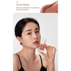 House of Hur Moist Ampoule Blusher 01 Nude Beige 20ml model and shade