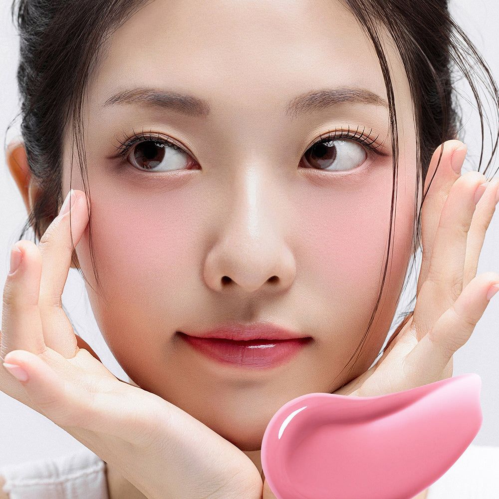 House of Hur Moist Ampoule Blusher 06 Cherry Blossom Mini 10ml — application photo