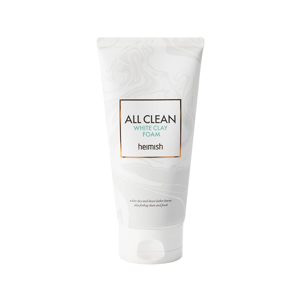 heimish All Clean White Clay Foam 150g — cleanser tube