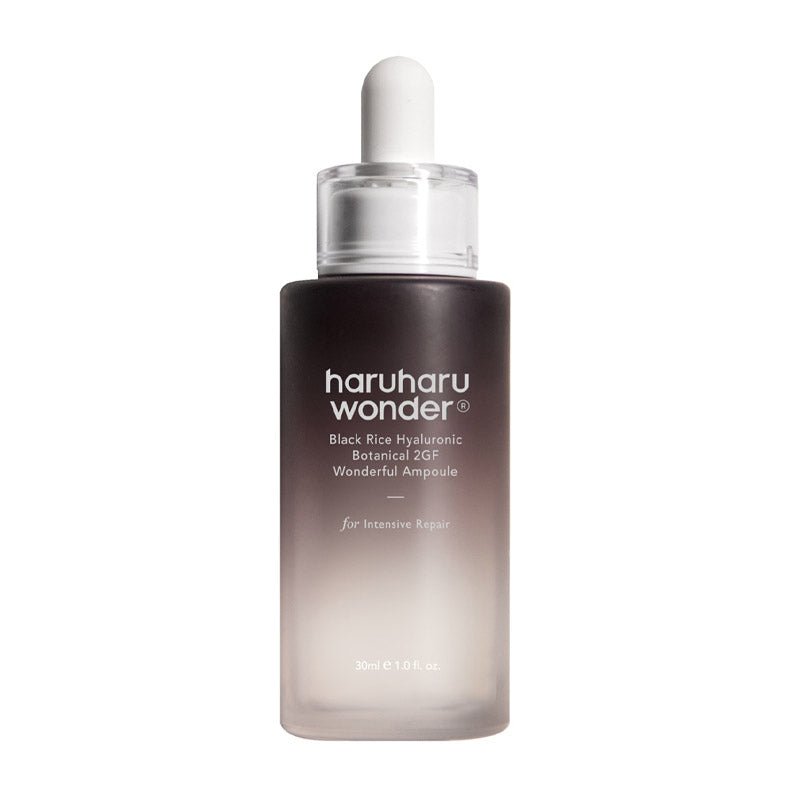 Haruharu Wonder Black Rice Hyaluronic Botanical 2GF Wonderful Ampoule 30ml — bottle