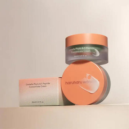 Haruharu Wonder Centella Phyto & 5 Peptide Concentrate Cream 30ml — product view