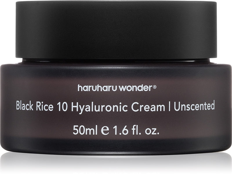 Haruharu Wonder Black Rice 10 Hyaluronic Cream Unscented 50ml — jar