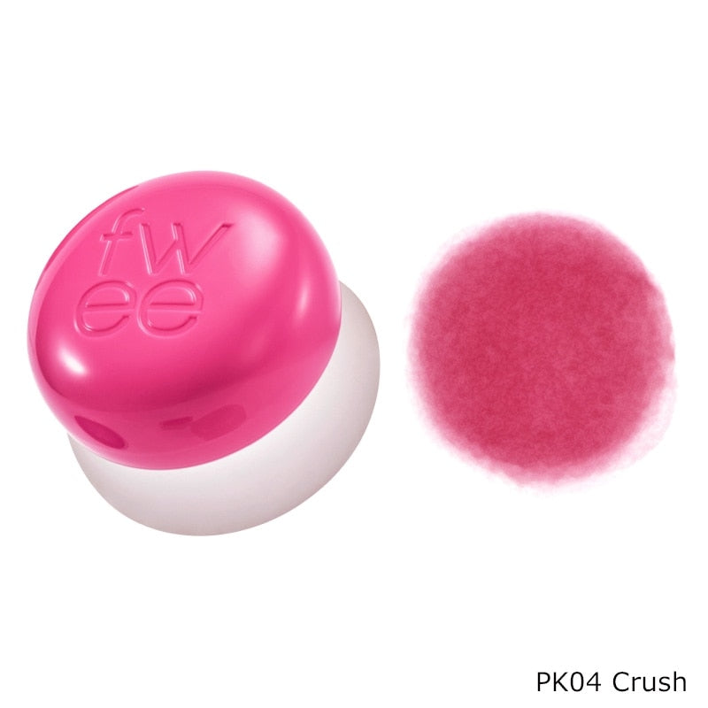 fwee Lip & Cheek Blurry Pudding Pot PK04 Crush 5g — pot and swatch