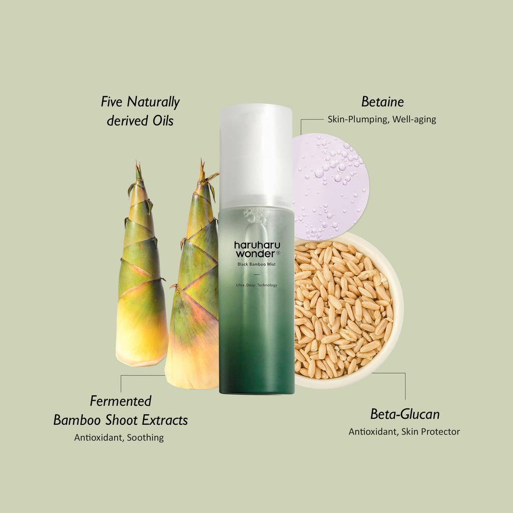 Haruharu Wonder Black Bamboo Mist 80ml — official 80ml gallery photo