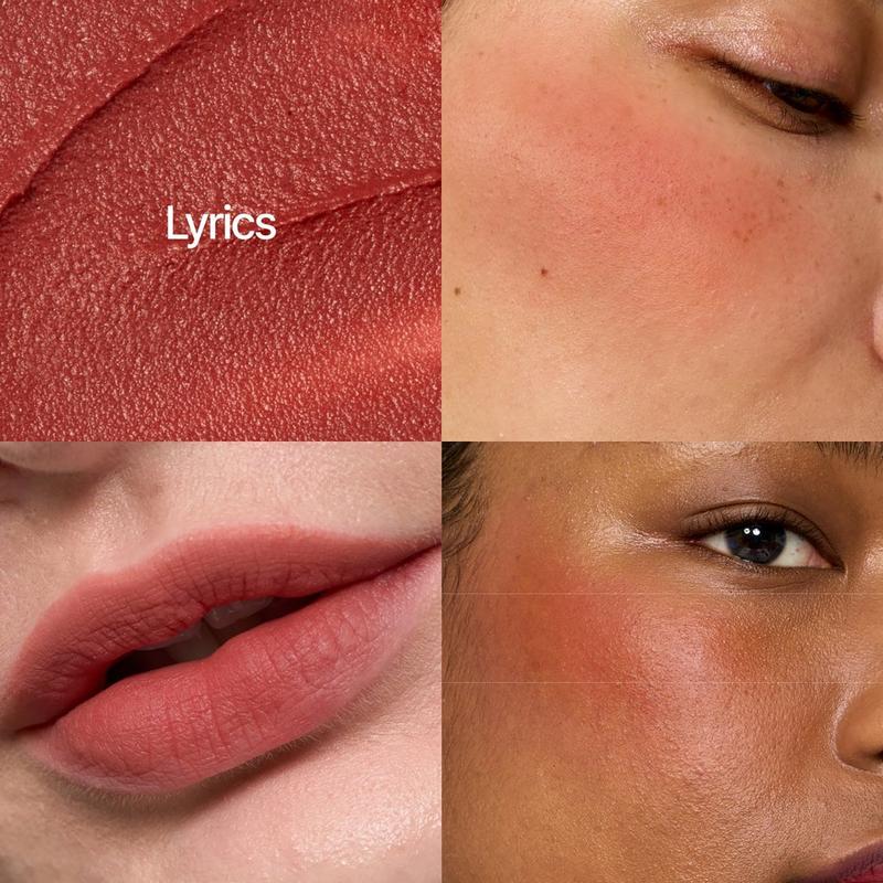 fwee Lip & Cheek Blurry Pudding Pot RS03 Faded 5g — rose shade swatches