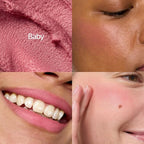 fwee Lip & Cheek Blurry Pudding Pot PK01 Baby 5g — shade application
