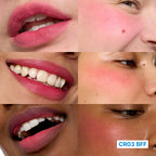 fwee Lip & Cheek Blurry Pudding Pot CR03 BFF 5g — shade application