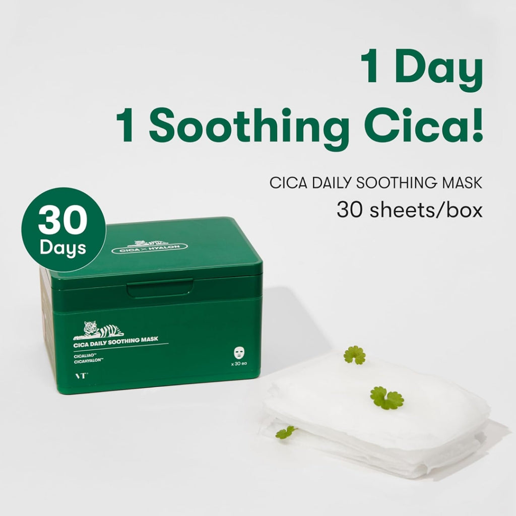 VT Cica Daily Soothing Mask 30 Sheets 350g product photo